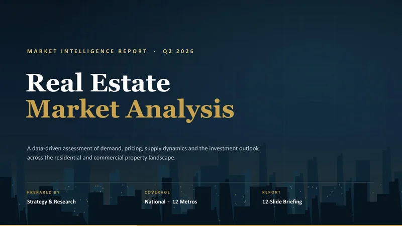 Market Analysis — 12-Slide Industry-Specific Presentation Template (Elegant Style)