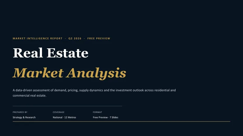 Market Analysis — 7-Slide Industry-Specific Presentation Template (Minimalist Style)