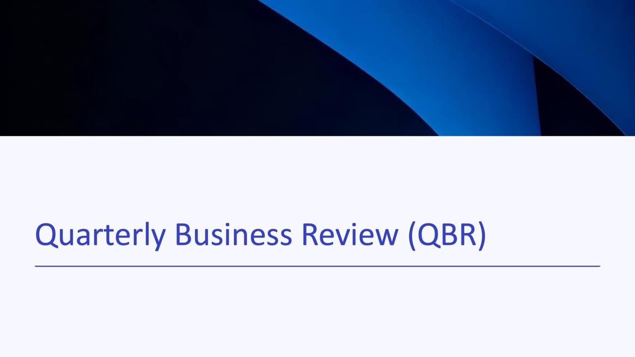 Quarterly Business Reviews — 9-Slide Business & Corporate Presentation Template (Modern Minimalist Style)