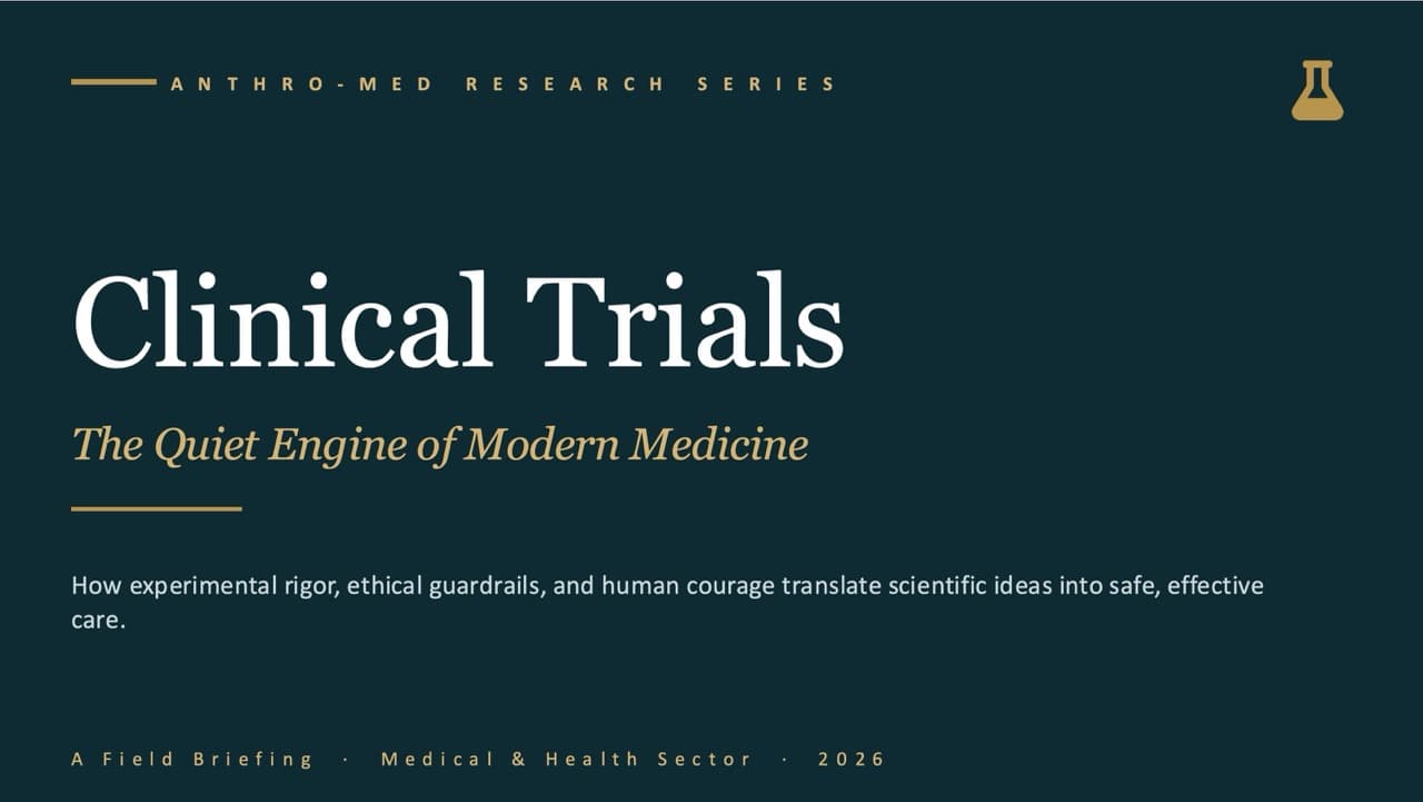 Clinical trials — 10-Slide Industry-Specific Presentation Template (Industrial Solar Tech Style)