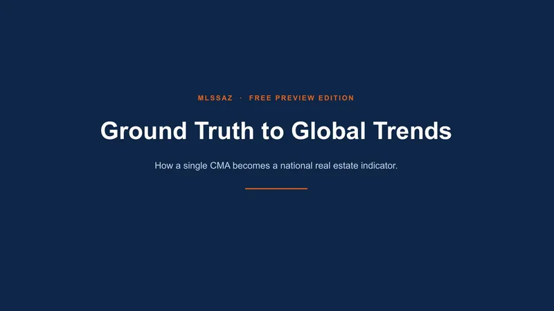 Ground Truth to Global Trends — 7-Slide Industry-Specific Presentation Template (Educational / Analytical Style)
