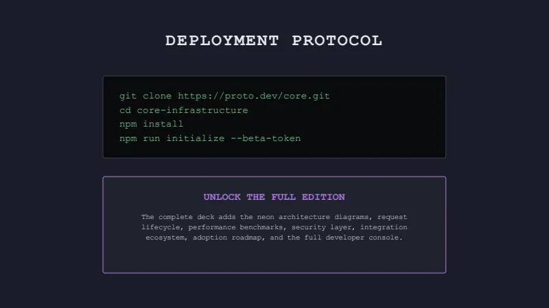 Developer System Architecture Deck — 5-Slide Industry-Specific Presentation Template (Digital Style) — slide 5