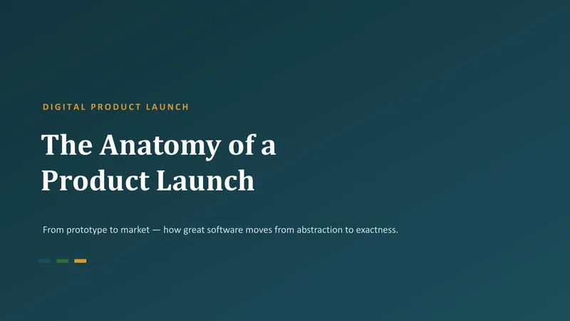 Product Launch Strategy Deck — 7-Slide Industry-Specific Presentation Template (Minimalist Style)