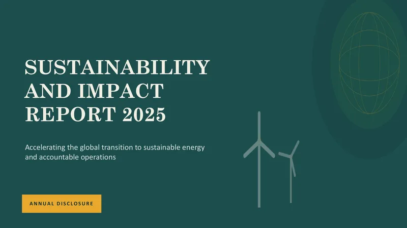 Corporate Sustainability — 12-Slide Industry-Specific Presentation Template (Organic Style)