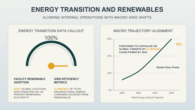 Energy Transition and ESG Report Template — 12-Slide Industry-Specific Presentation Template (Geometric Style) — slide 5
