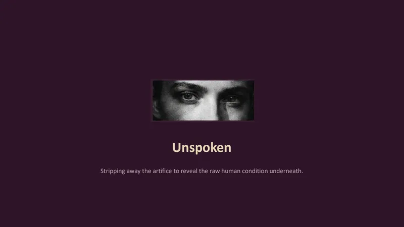 Photography Portfolio — 7-Slide Creative & Portfolio Presentation Template (Dark Minimalist & High-Fashion Style) — slide 5