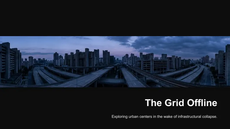 Documentary Photography Portfolio — 12-Slide Creative & Portfolio Presentation Template (Dark Brutalist & Documentary Style) — slide 5