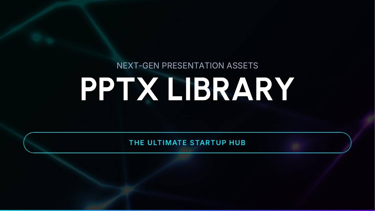 Startup Funding — 8-Slide Business & Corporate Presentation Template (Futuristic Style)