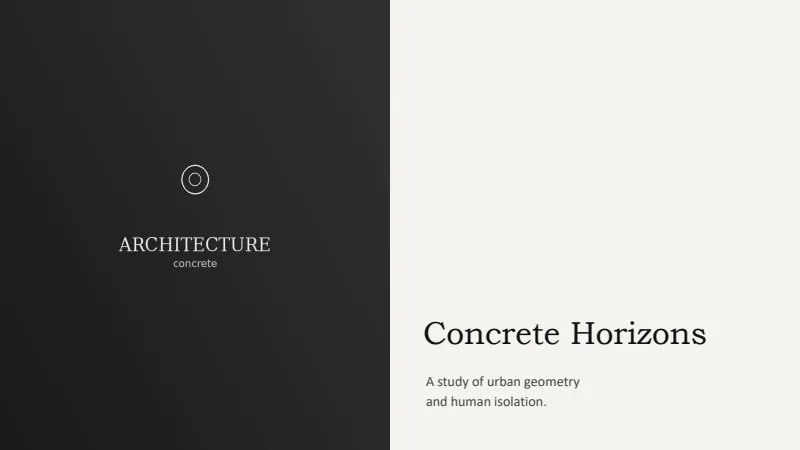 Photography Portfolio — 12-Slide Creative & Portfolio Presentation Template (Minimalist Editorial Dark Mode Style) — slide 5
