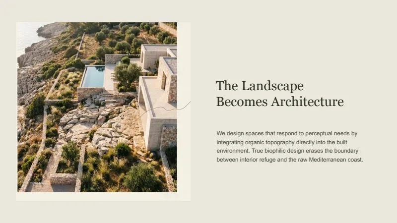 Architecture Presentation Template — 7-Slide Creative & Portfolio Presentation Template (Warm Brutalism Style) — slide 2