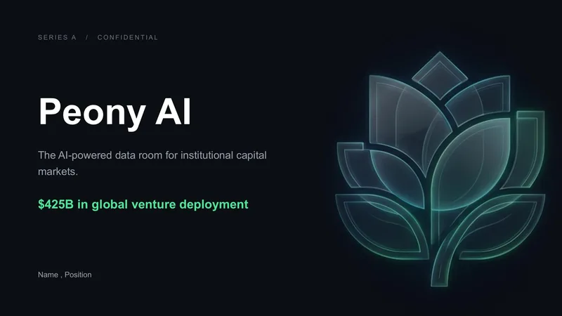 AI Startup Pitch Deck — 7-Slide Business & Corporate Presentation Template (Neon Green Accent Style)