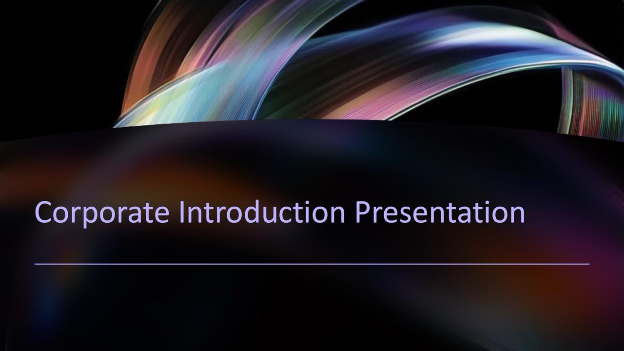 Company Introduction — 17-Slide Business & Corporate Presentation Template (Vibrant Liquid Dark Style)