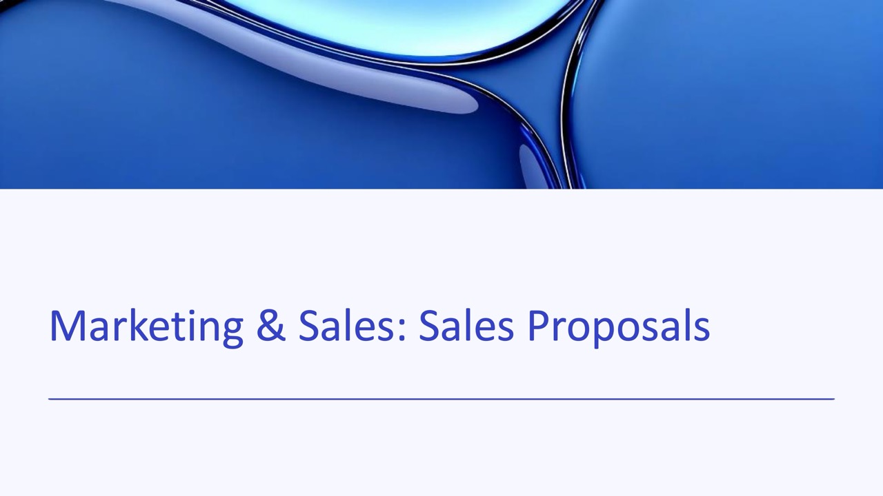 Sales Proposal — 10-Slide Business & Corporate Presentation Template (Clean Corporate Blue Style)