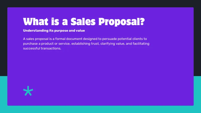 Sales Proposal — 15-Slide Business & Corporate Presentation Template (Vibrant Dark Mode Tech Style) — slide 2