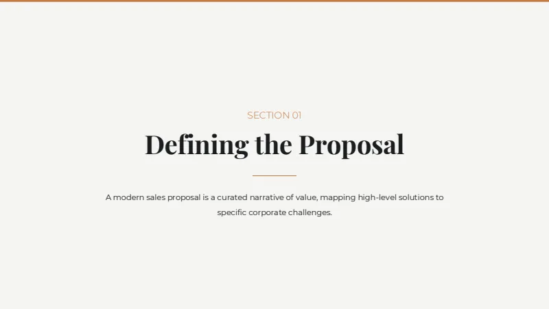 Sales Proposal — 16-Slide Business & Corporate Presentation Template (Minimalist Style) — slide 2