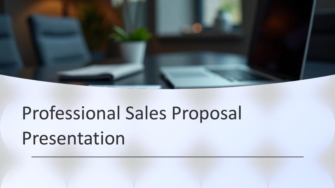 Sales Proposal — 10-Slide Business & Corporate Presentation Template (Dark Executive Digital Style)