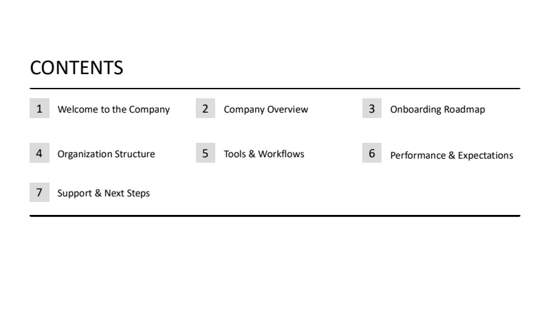 Employee onboarding — 13-Slide Business & Corporate Presentation Template (Professional Tech-Modern Style) — slide 2