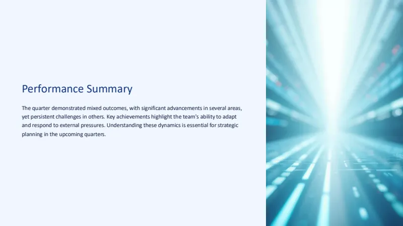 Quarterly Business Reviews — 29-Slide Business & Corporate Presentation Template (Corporate Technical Style) — slide 5