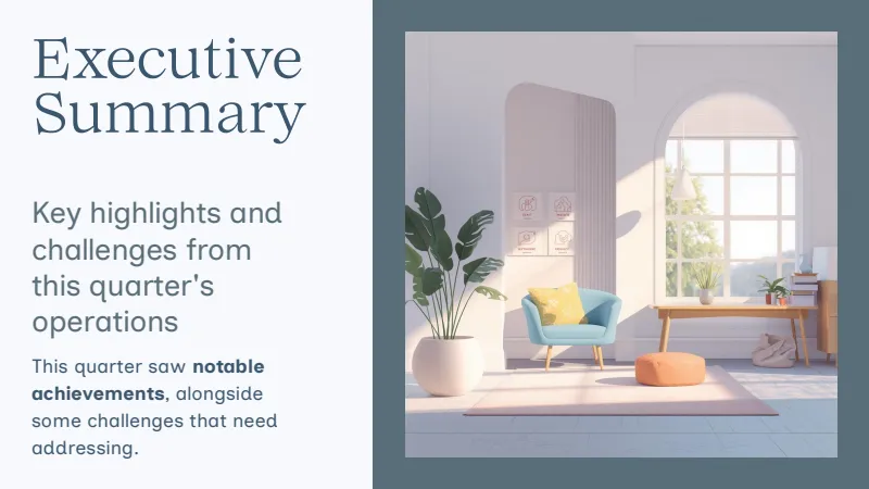 Quarterly Business Reviews — 7-Slide Business & Corporate Presentation Template (Modern Illustrative Minimalist Style) — slide 2