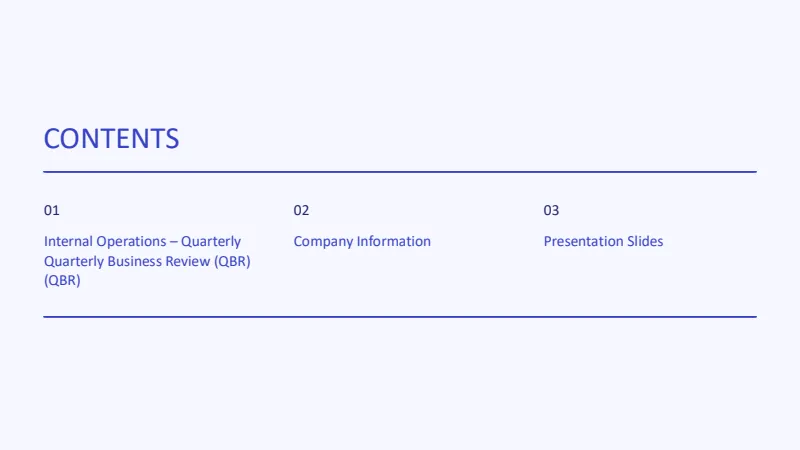Quarterly Business Reviews — 9-Slide Business & Corporate Presentation Template (Modern Minimalist Style) — slide 2