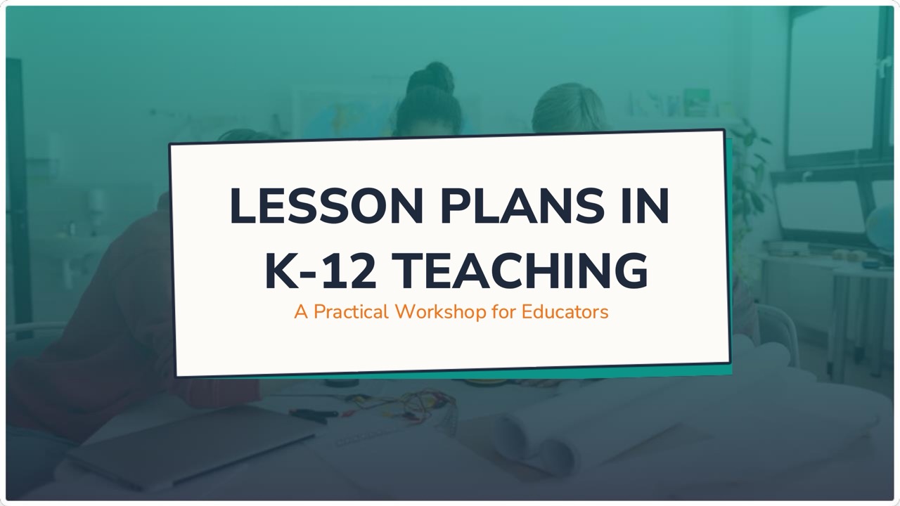 Lesson plans — 11-Slide Educational & Academic Presentation Template (Professional Grid-Based Modern Style)